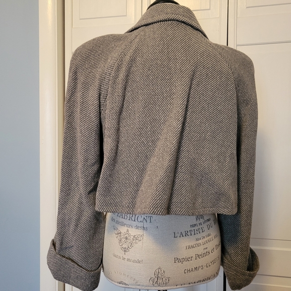 Vintage Georges Marciano (pre-Guess) Wool Blend Cropped Jacket - Picture 8 of 15